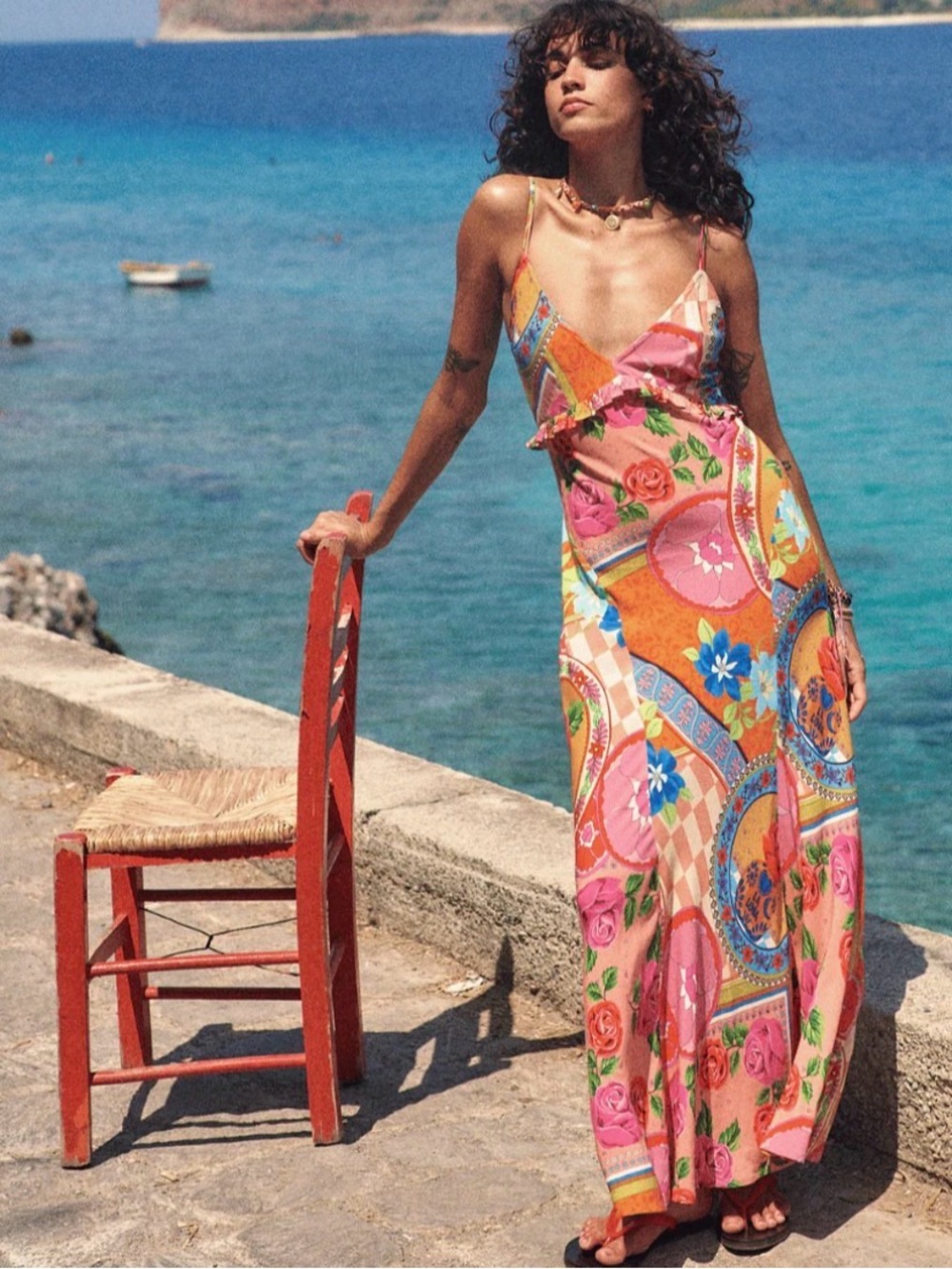 Spell Aphrodite Bias Maxi Dress